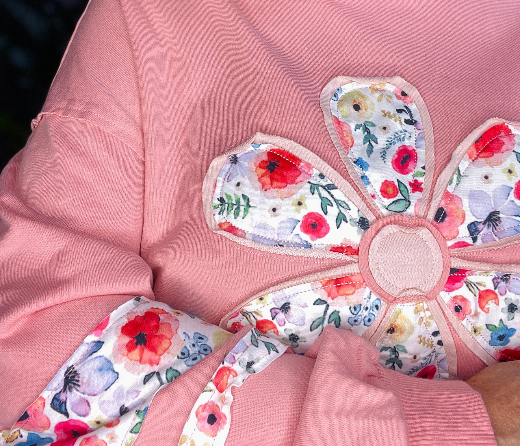 Blossoming Beauty Baggy Pullover Sweatshirt
