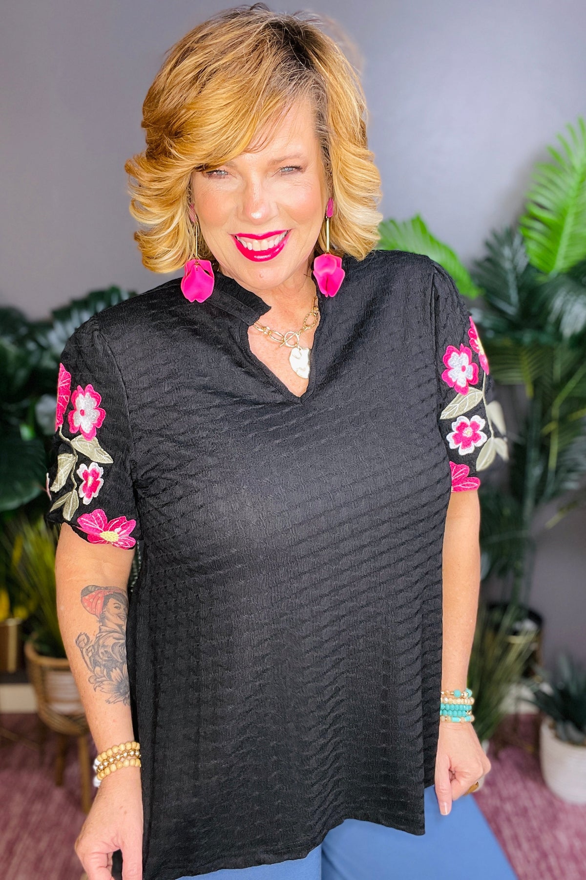 Grow With Grace Top - S379BK