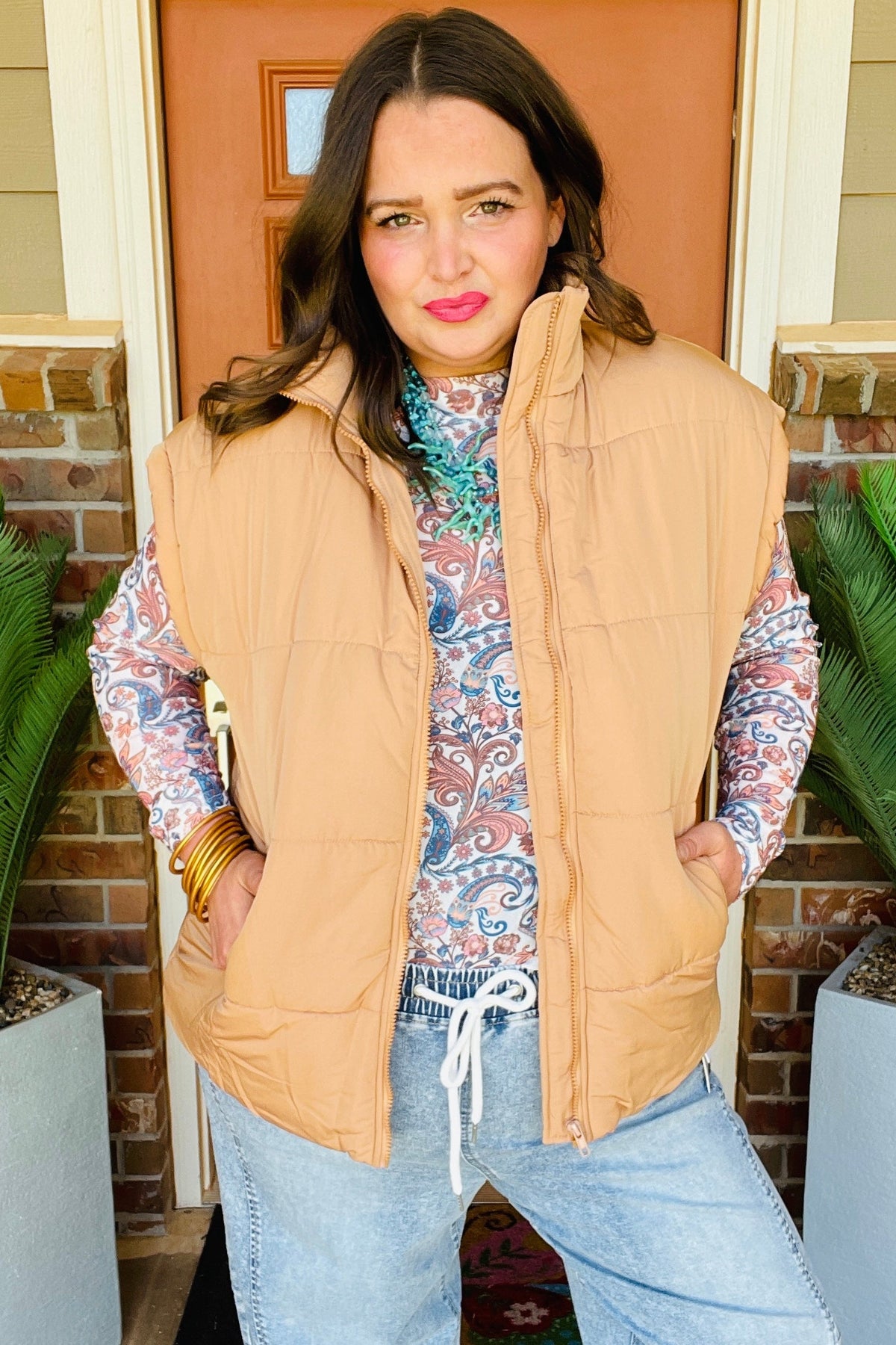 Golden Hour Puffer Vest