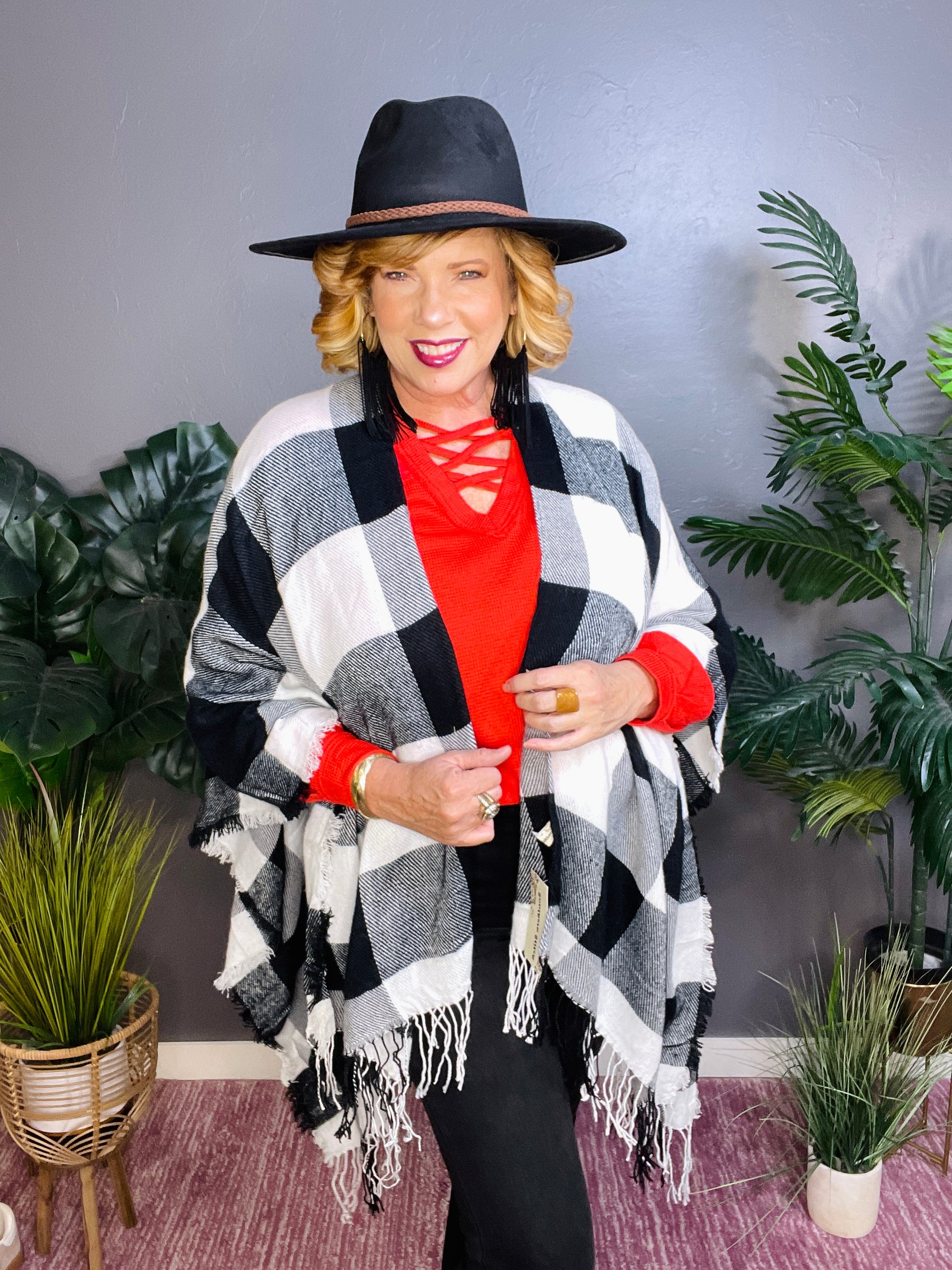 Style Wrapped In Plaid - OT018BW