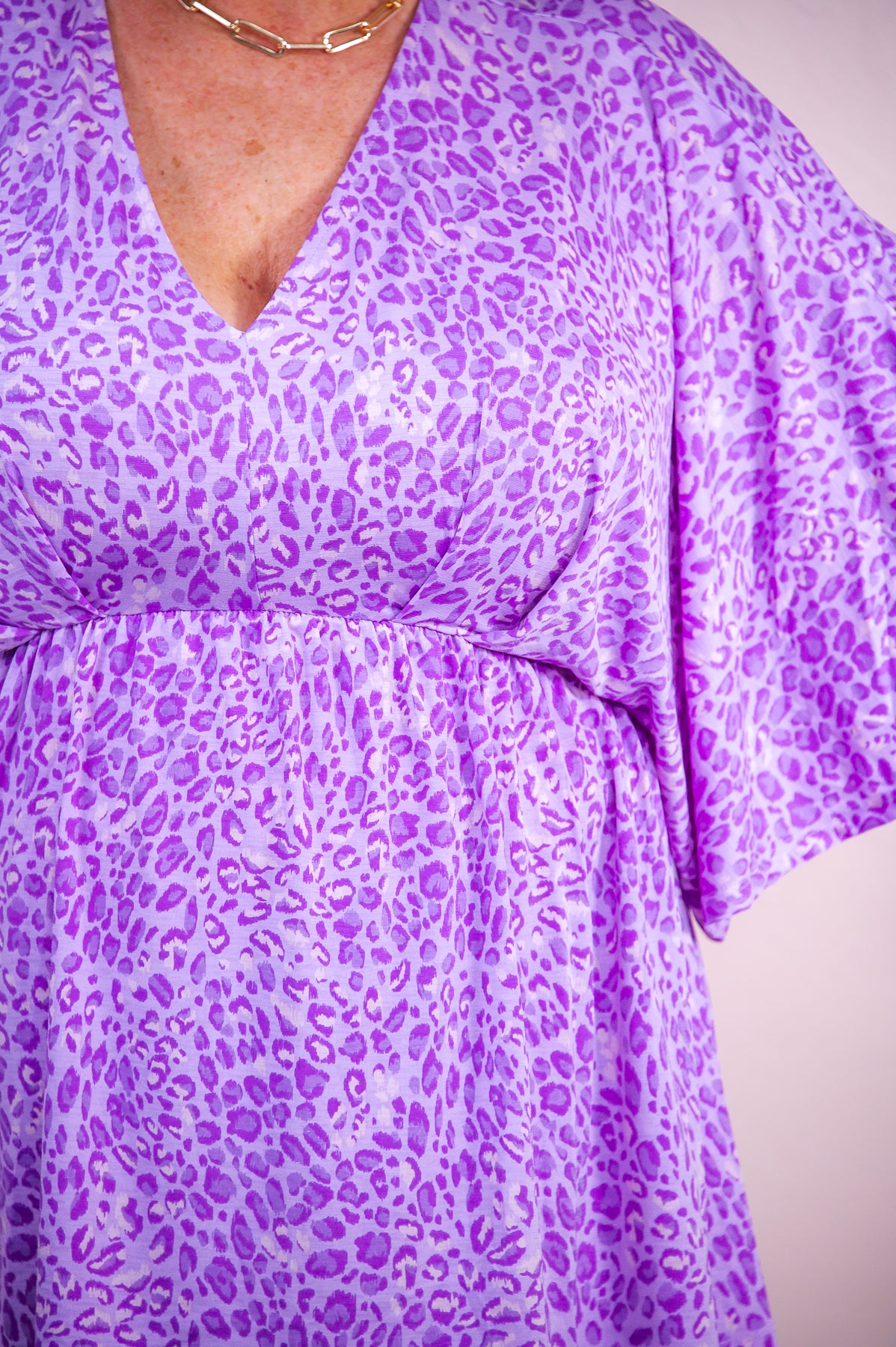Beauty Of The Wild Lavender Printed Top - T9267LV