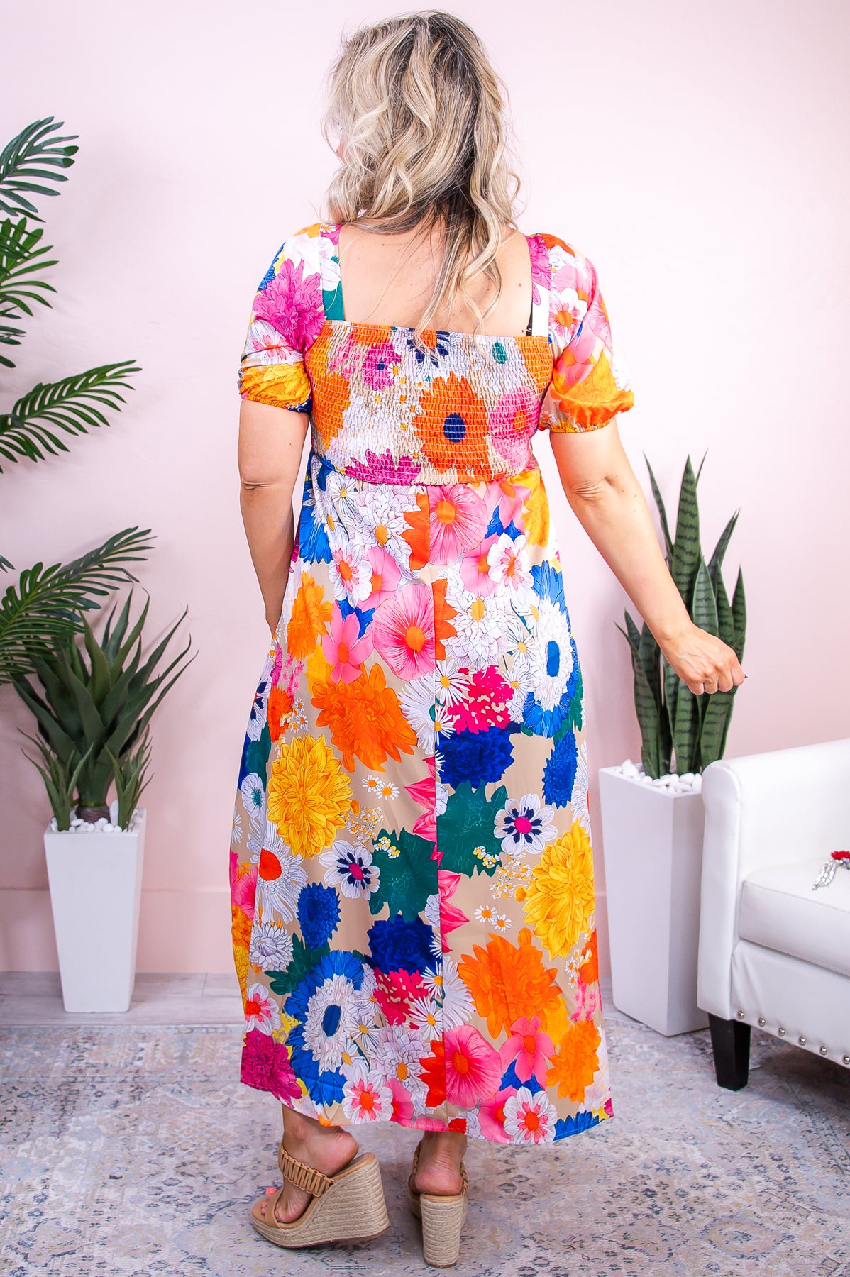 May Our Love Last Forever Yellow/Multi Color Floral Maxi Dress - D5248YE
