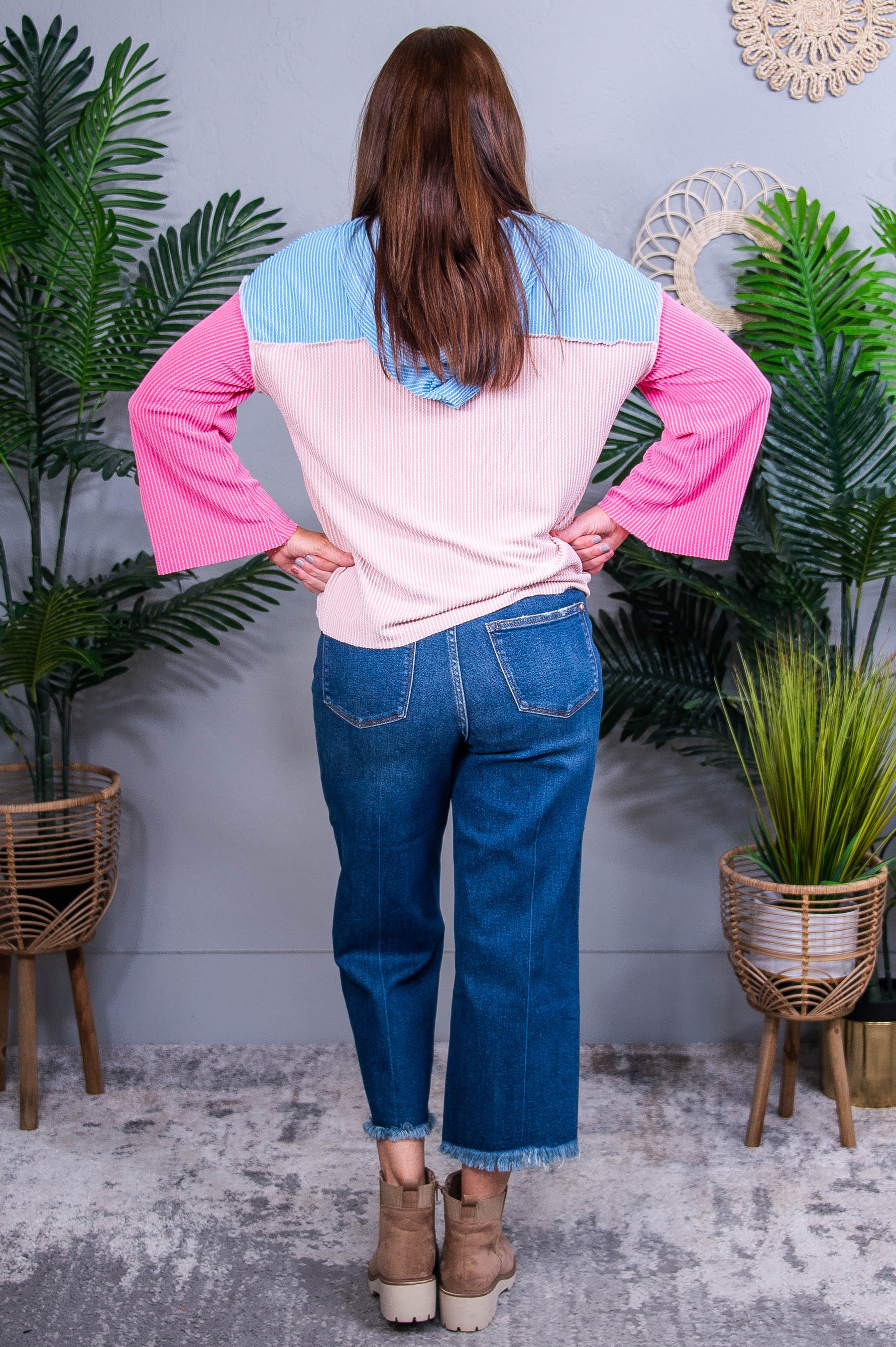 A-Tisket A-Tasket Color Block Pullover T11229MU