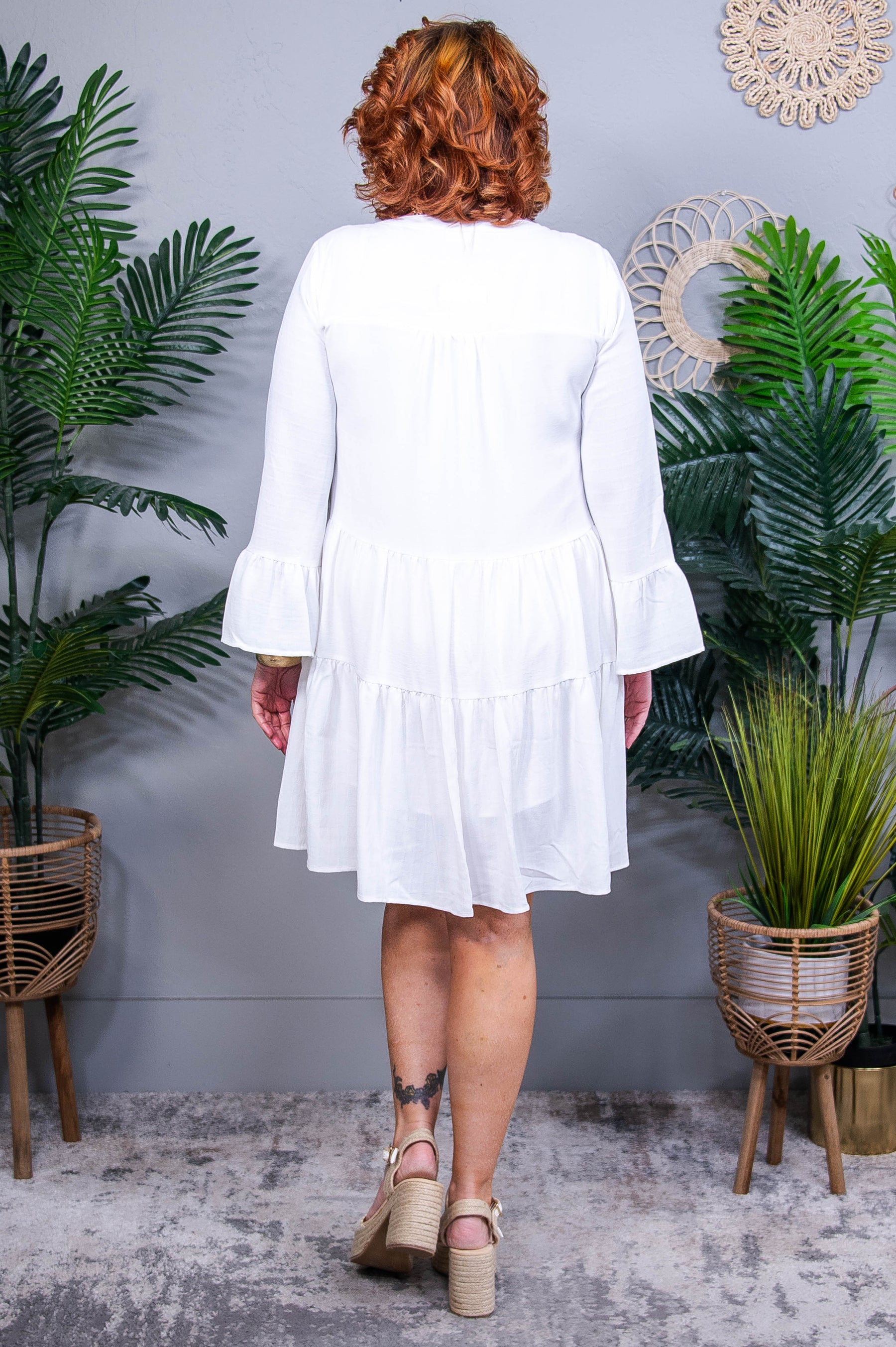 Speaking My Truth Ivory Dress D5696IV