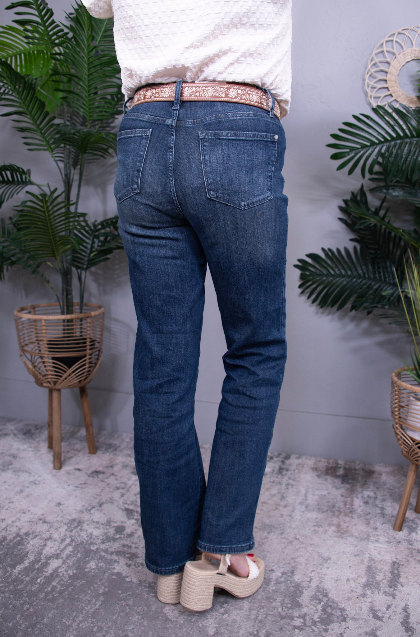 Madison Tummy Control Straight Jean - K1309DN