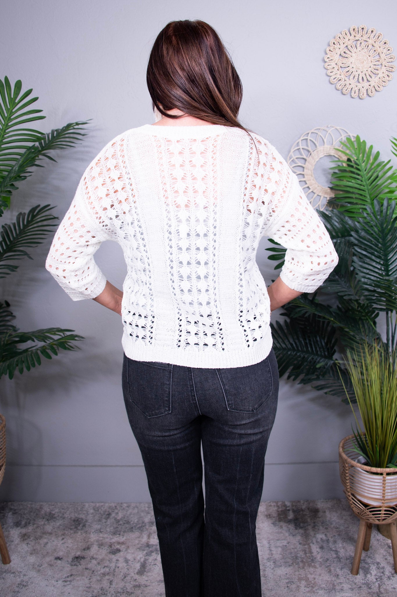 Sunset Key Knit Sweater