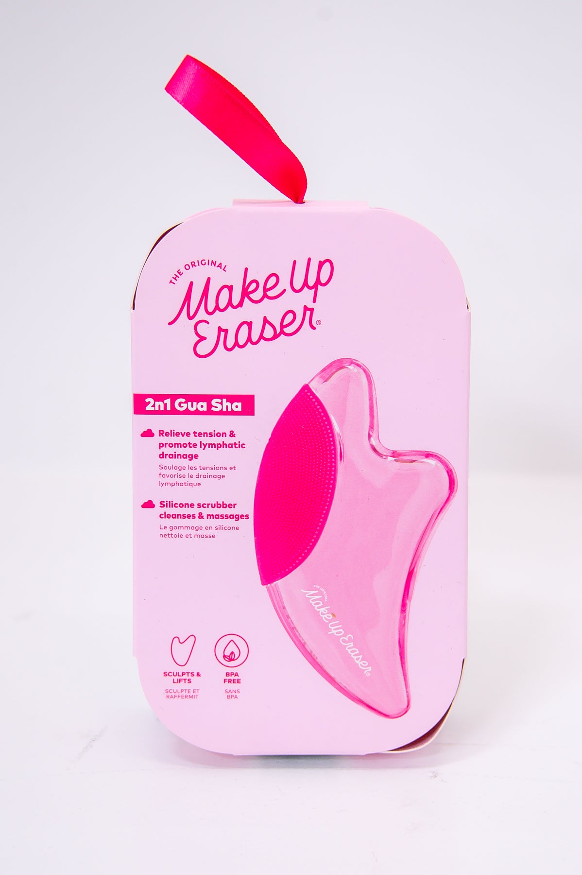 MakeUp Eraser - Pink 2n1 Gua Sha - BTY476PK