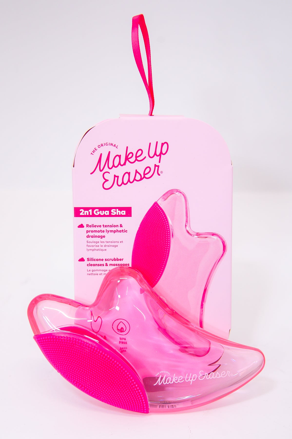 MakeUp Eraser - Pink 2n1 Gua Sha - BTY476PK