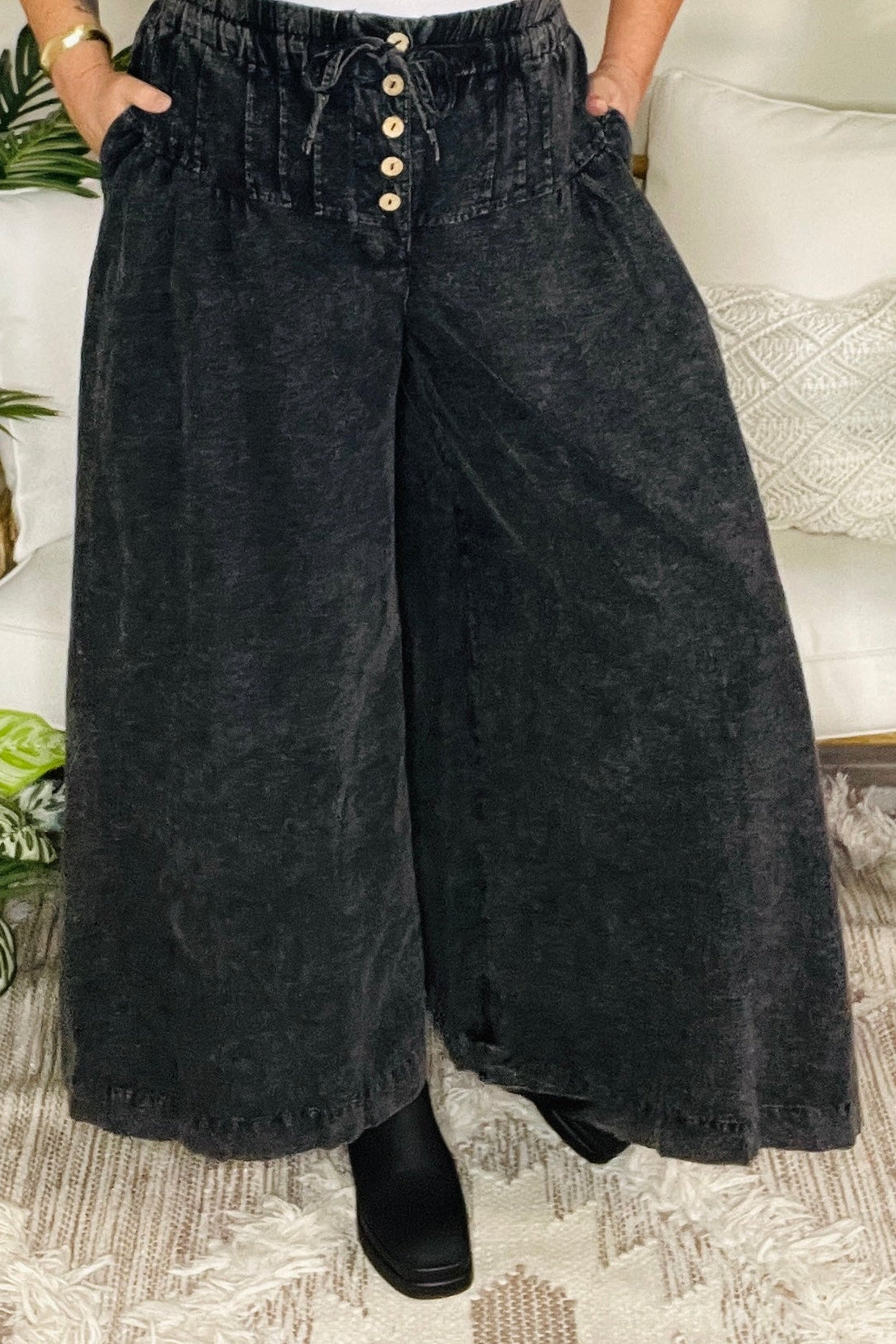 Comfort Comes First Pants - P185BK