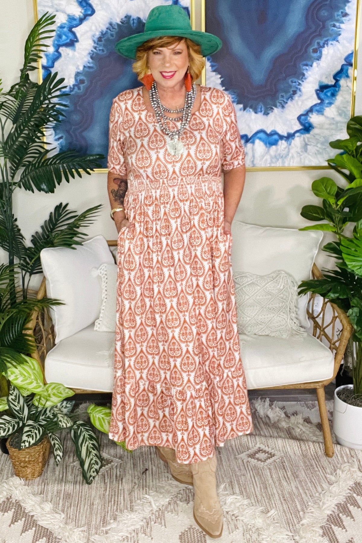 The Willow Dress - DR251OR