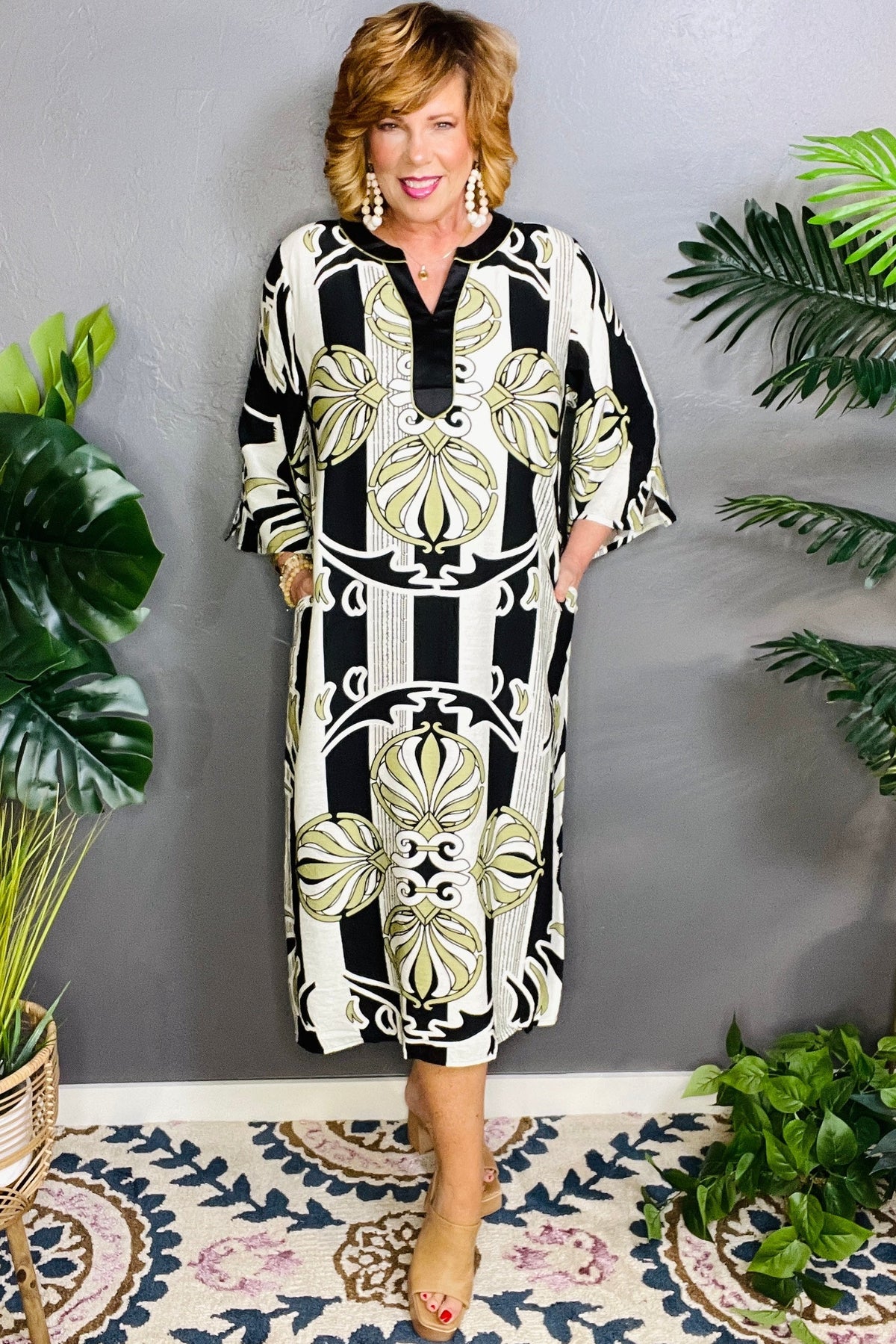 Casablanca Nights Dress - DR194BK