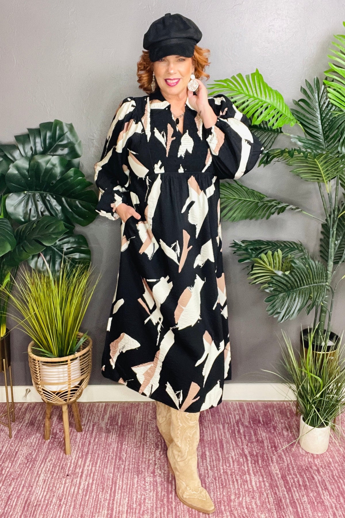 Dress To Impress Midi Dress - DR052BK