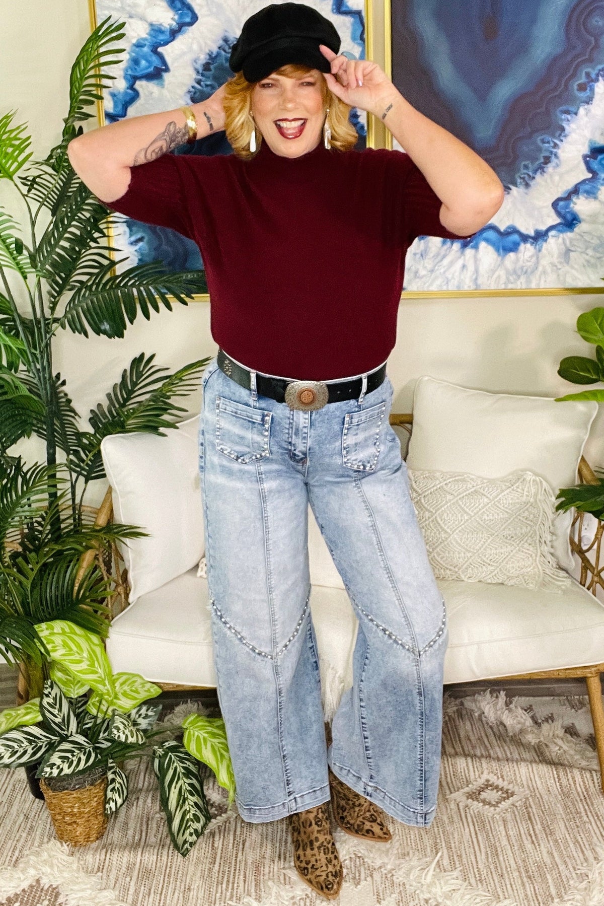 Seams Like Trouble Jeans