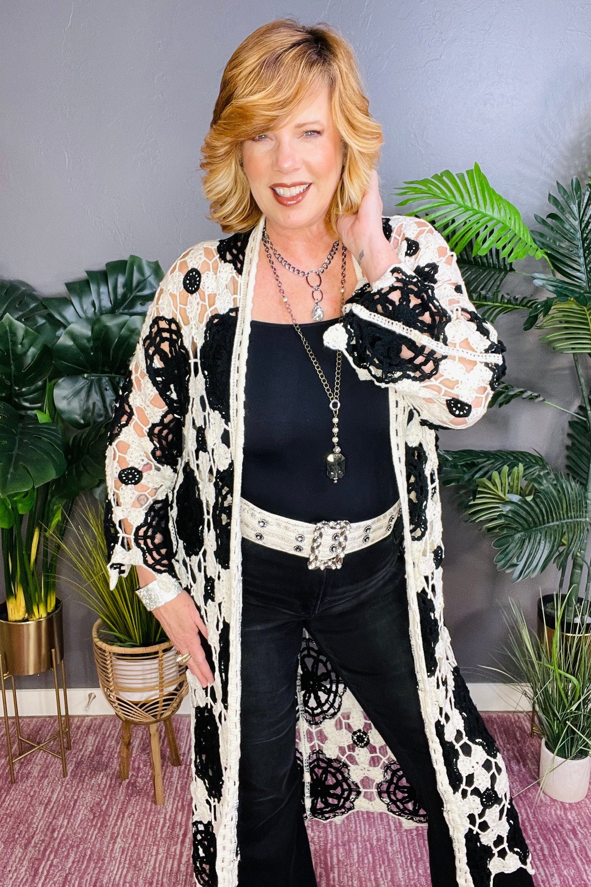 Casual Cool Hipster Cardigan - OT113BK