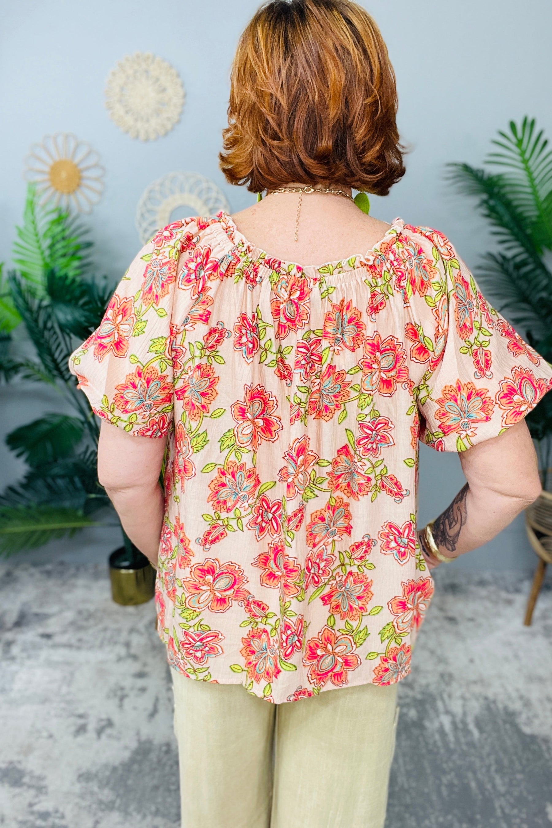 Petal Perfect Off the Shoulder Blouse
