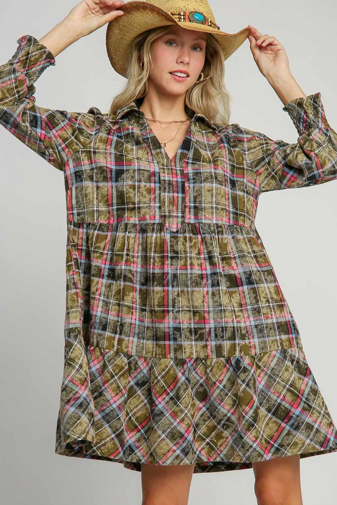 Plaid Makes Perfect Dress - DR049OL