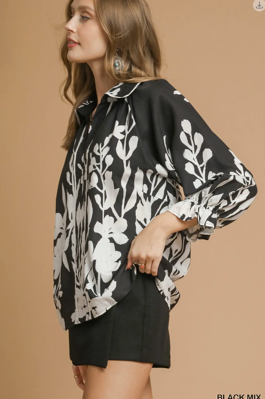 Chic Dreams Black/White Top - S006BW