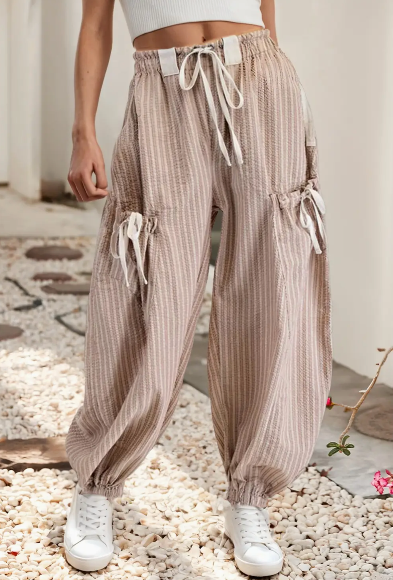 Bows For Days Lantern Pants - P002TA