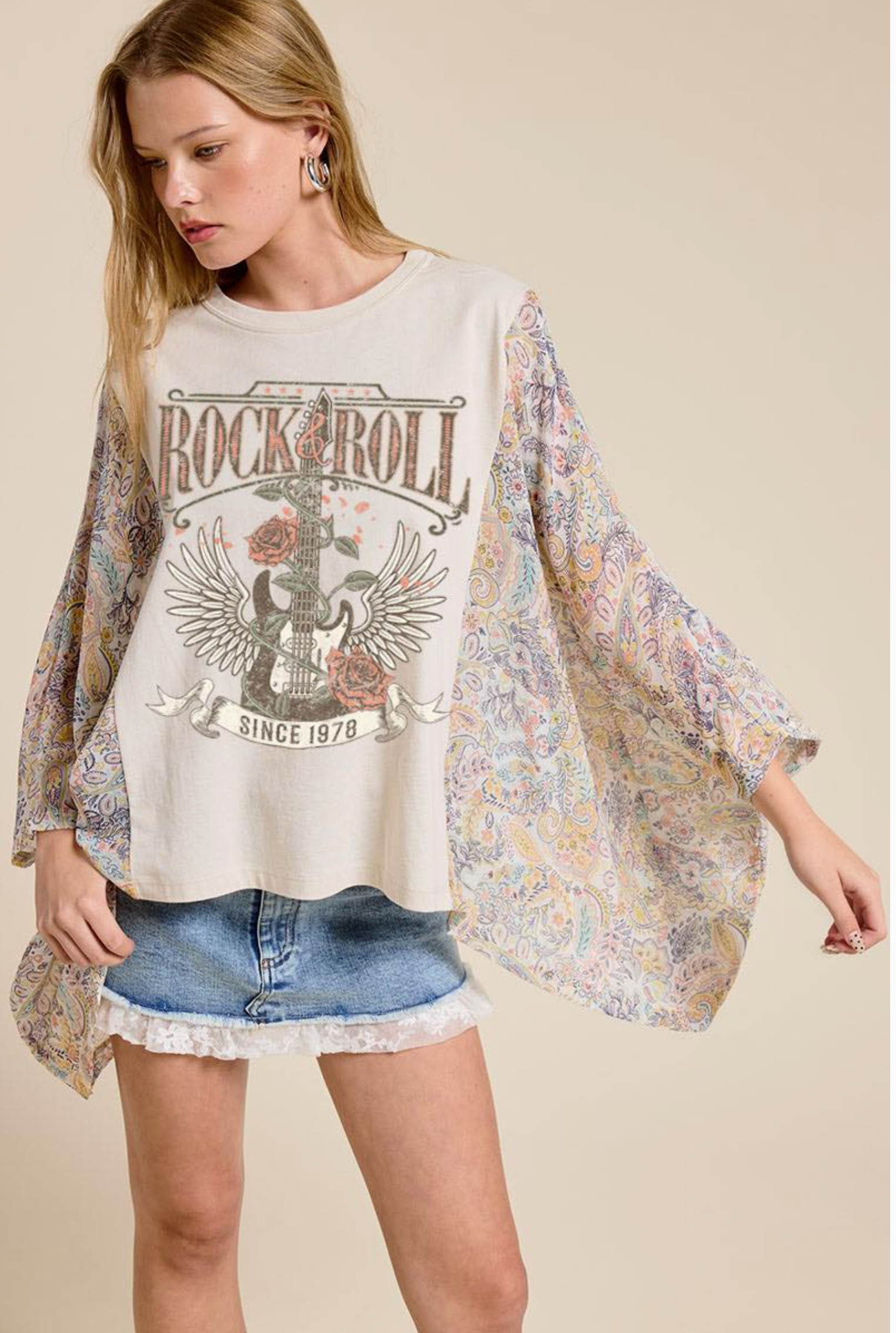 Rock And Roll Vintage Top - S021AW