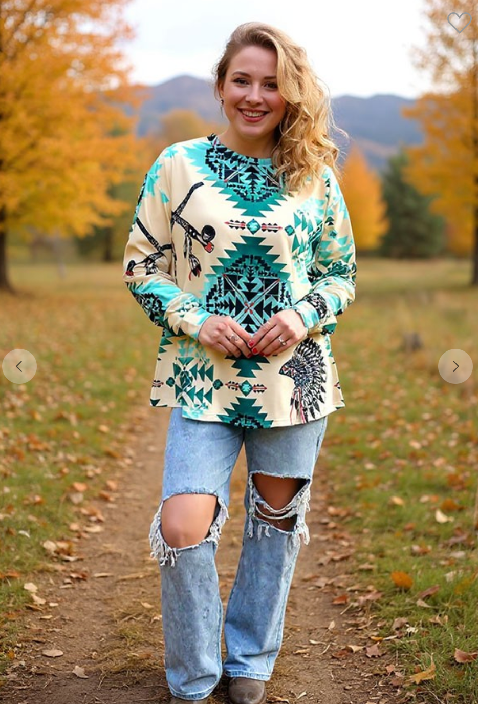 Desert Vibes Aztec Top - S031TU