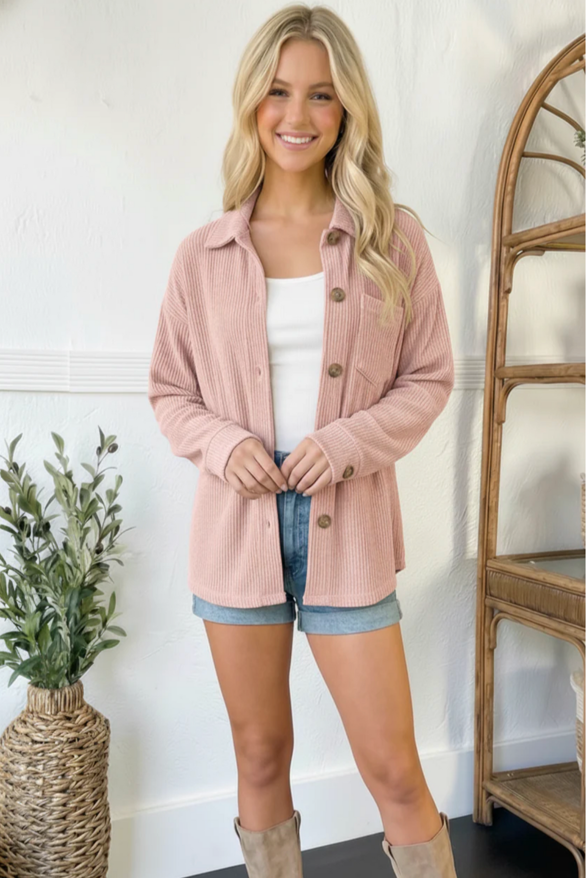 Your New Favorite Blush Jacket