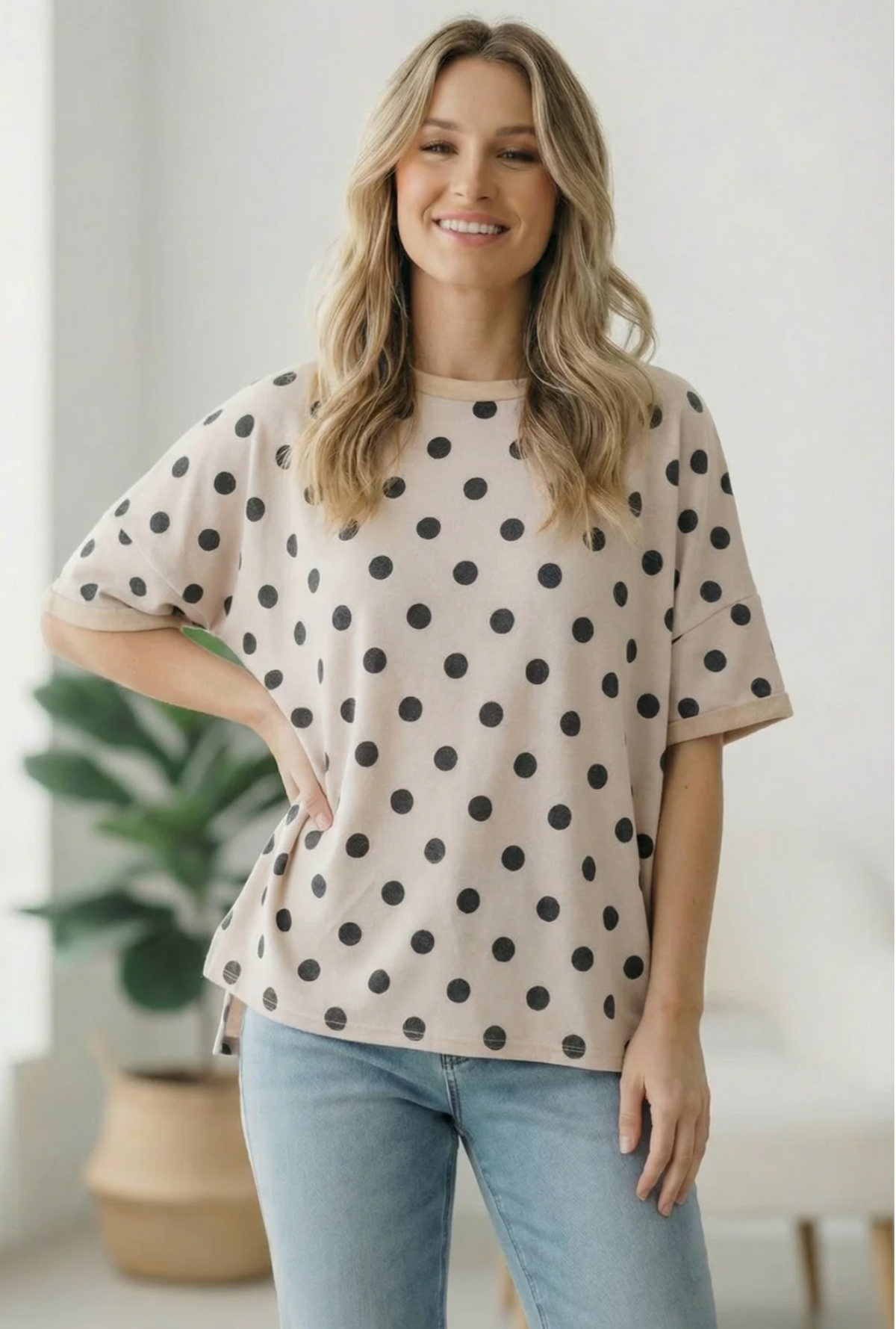Play Date in Paris Polka Dot Tee