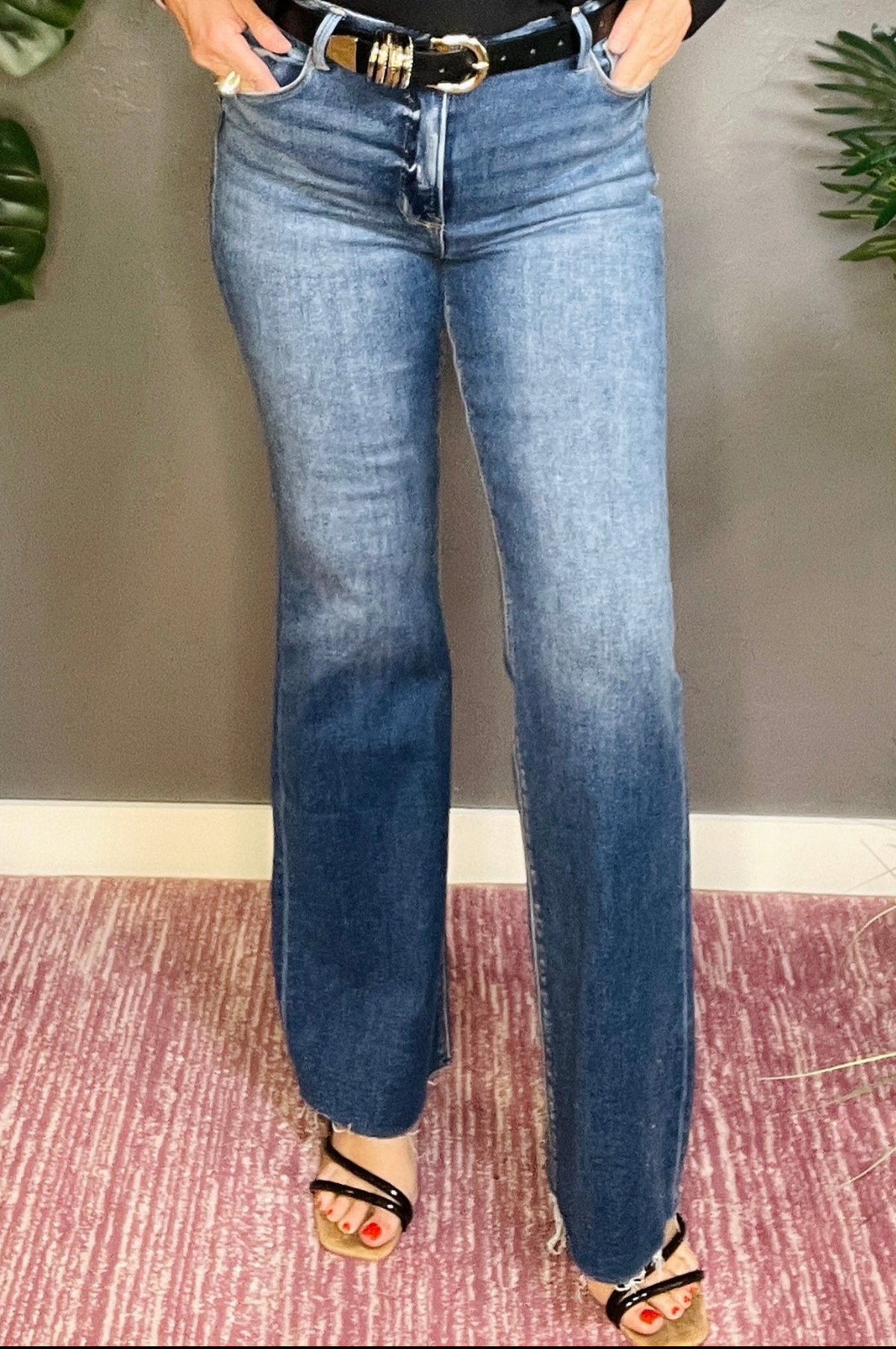 Tatum High Rise Flare Jeans - J063DN