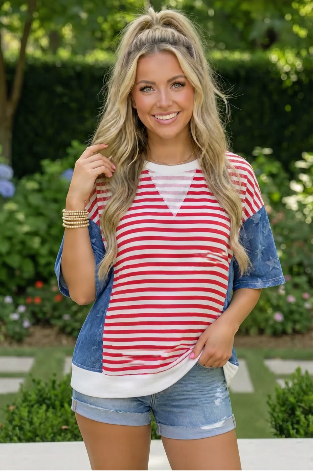 Stars Stripes and So Much Style Top