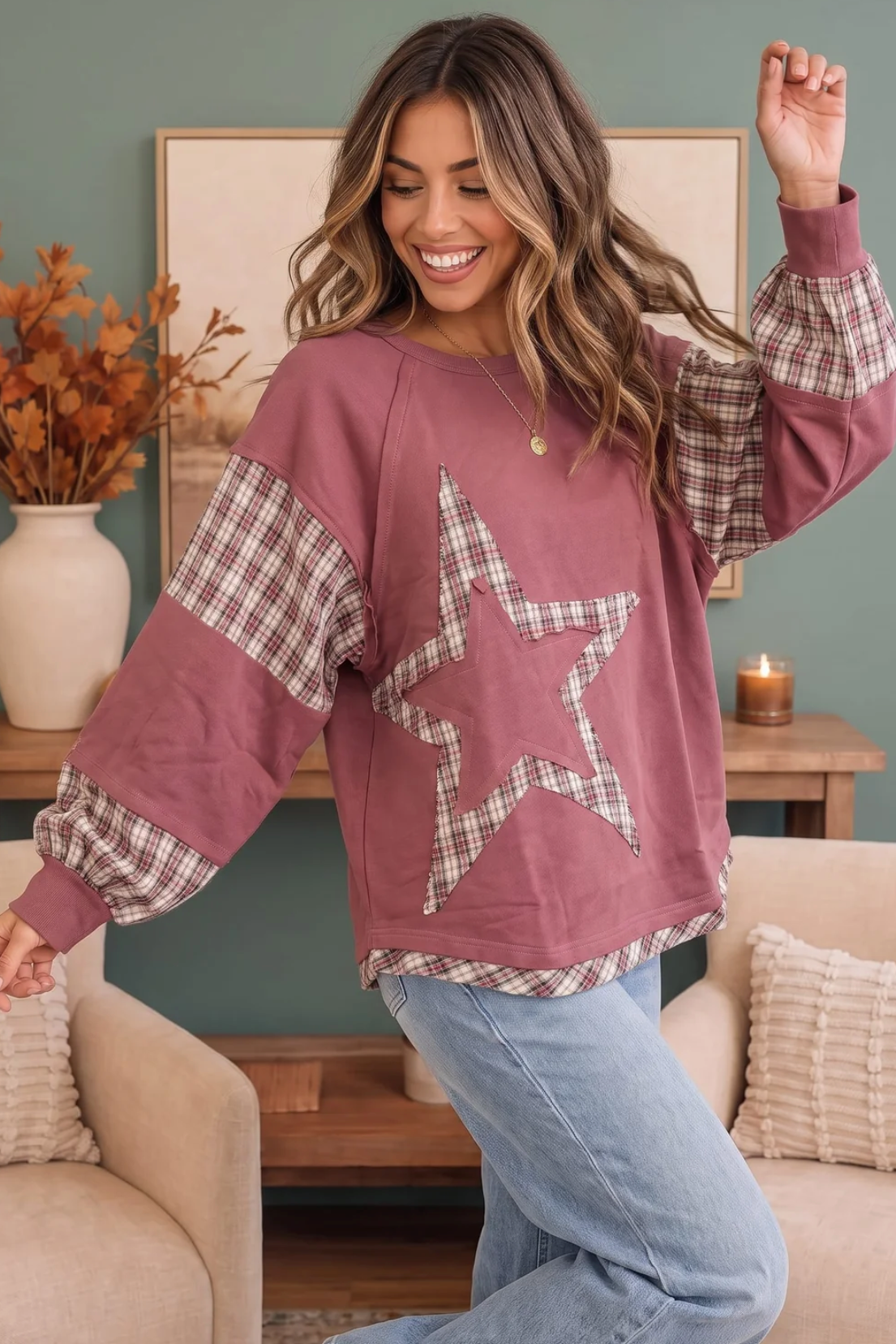 Starry Eyed Pullover Sweatshirt