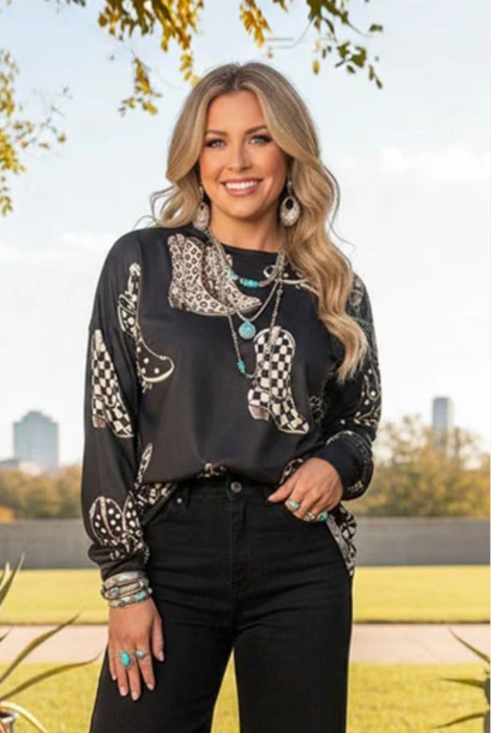 Just For Kicks Top - LW040BK