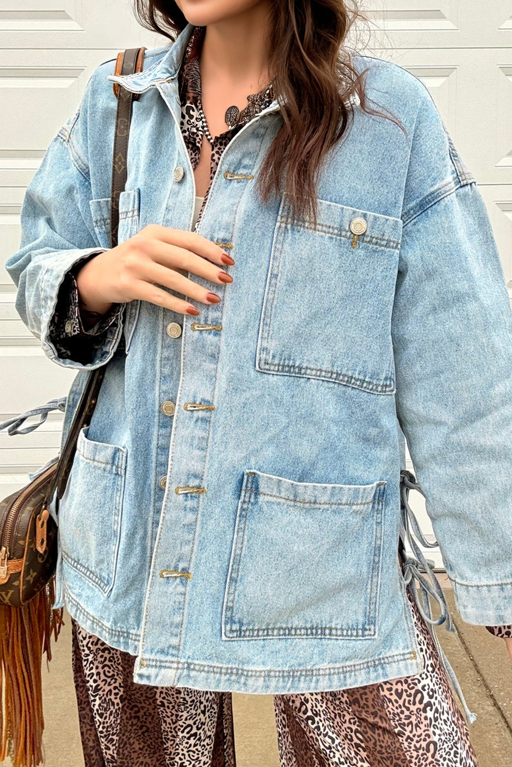 Raw Edge Rebel Multi Patched Denim Jacket