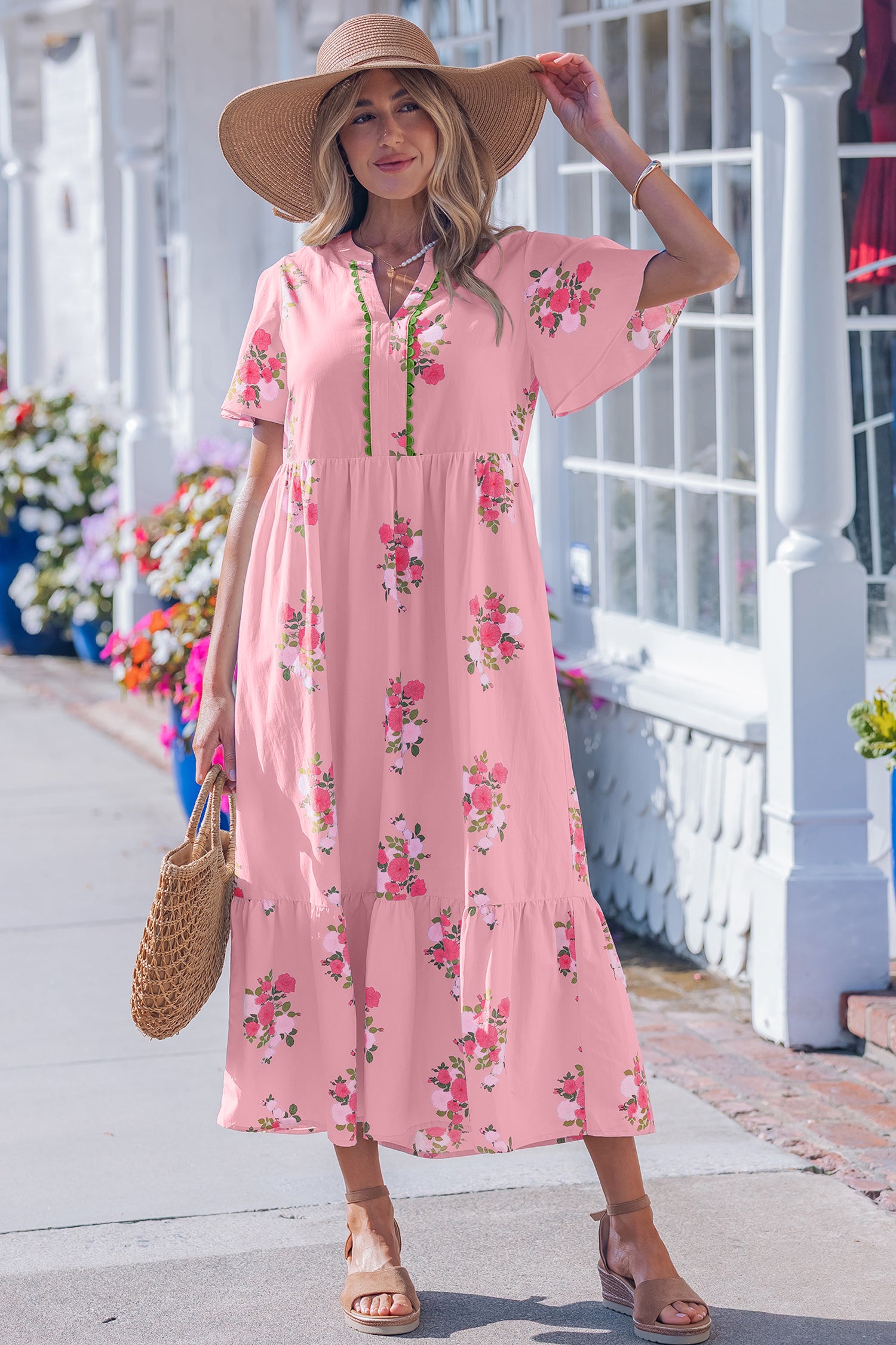 open lace back dress Kenny Flowers The Positano Women's Resort Dress main image 0