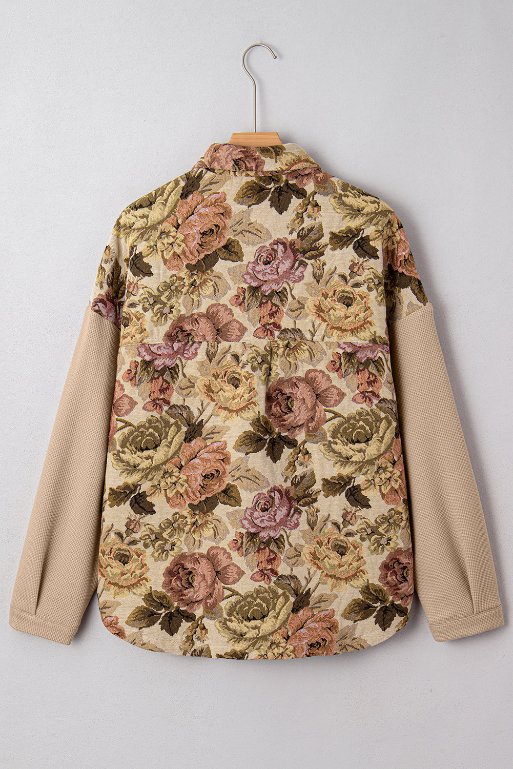 The Bloombreaker Floral Waffle Knit Jacket