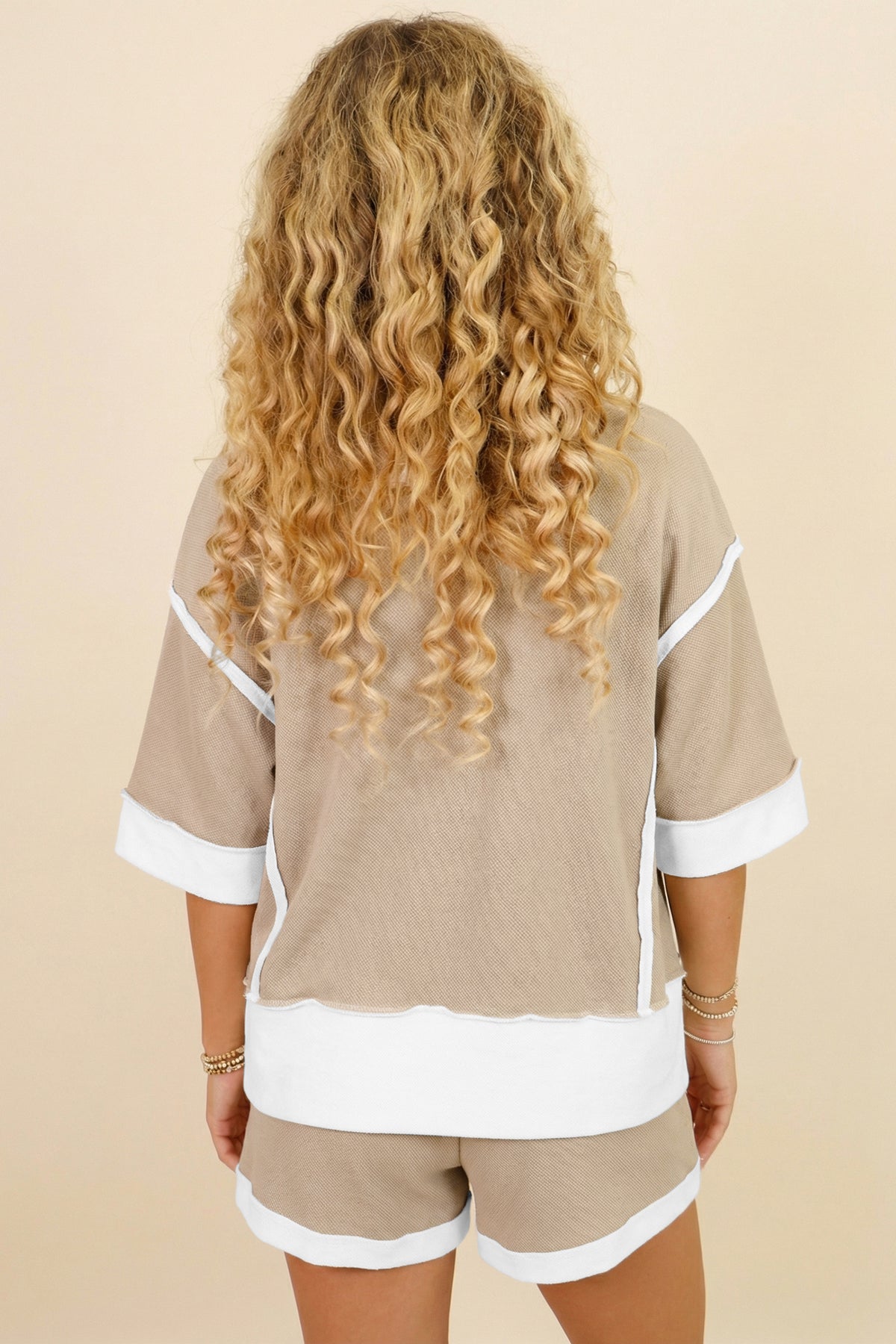 Latte Love Top And Short Set