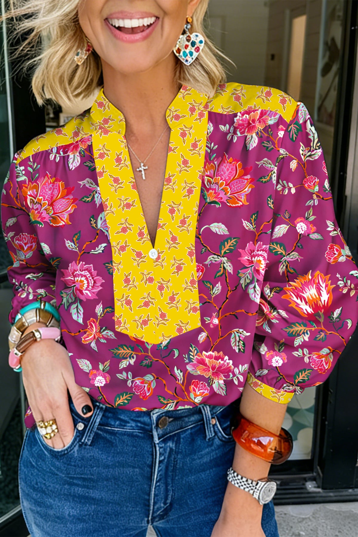 Floral And Feminine Top