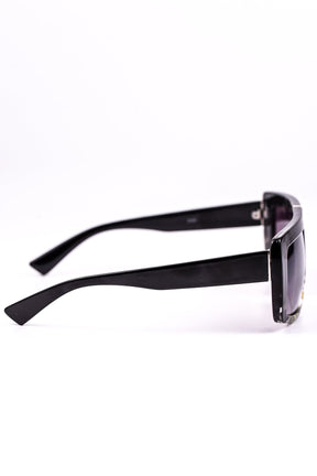 Black & Olive Tortoise Shell Frame/Purple Lens Sunglasses - SGL168BK - FREE hard case