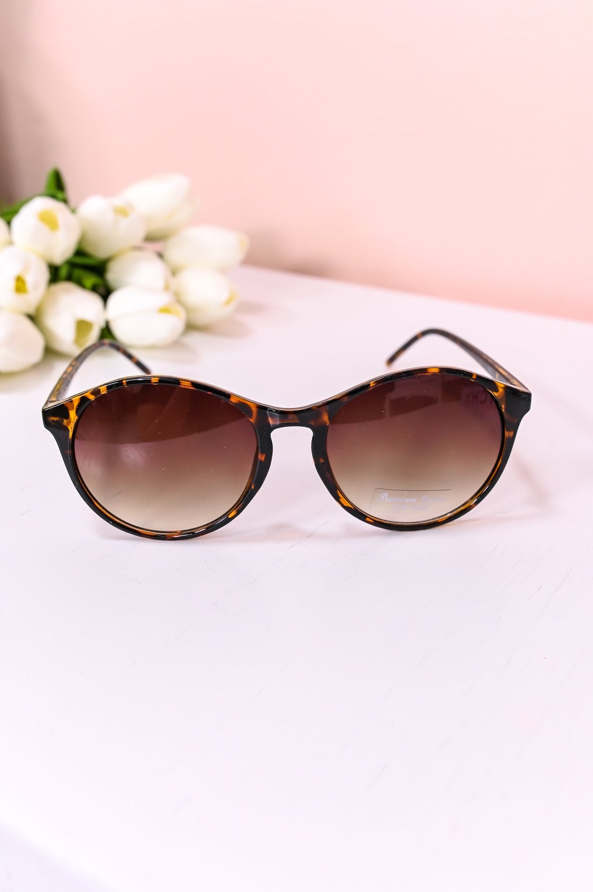 Brown Printed Frame/Brown Lens Sunglasses - SGL318BR