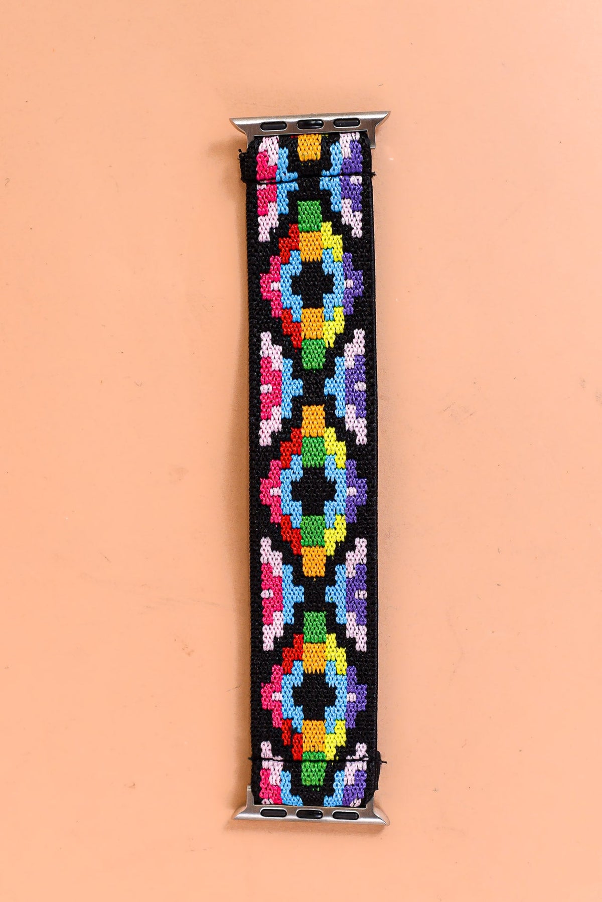 Multi Color Tribal Printed Stretchy Watch Band - WB030MU