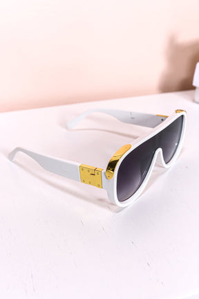 Multi Color/Gold Bold Aviators Sunglasses - SGL304 - FREE hard case