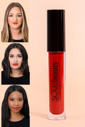 'Fuego' Scarlet Matte Liquid Lipstick - FS64SCR