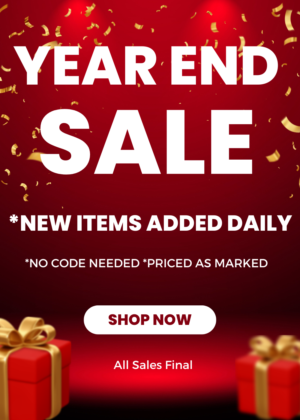 End Of Year Sale