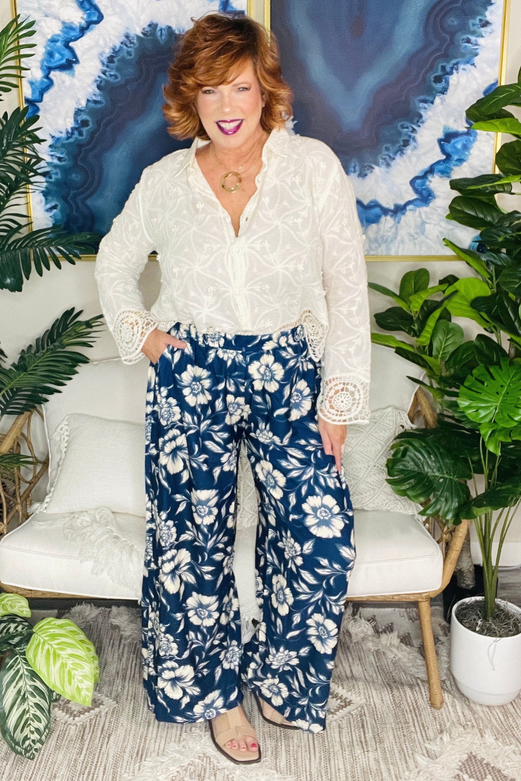 Keep On Going Wide Leg Pant - P063NV