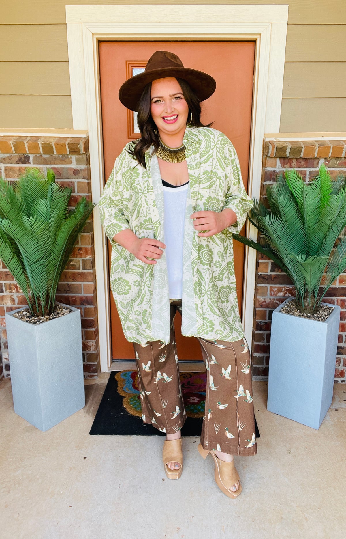 Wander In Style Green Tunic/Dress - S855GN