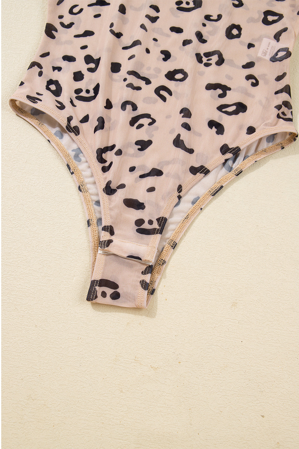 Wild Thing Mock Neck Sheer Mesh Bodysuit