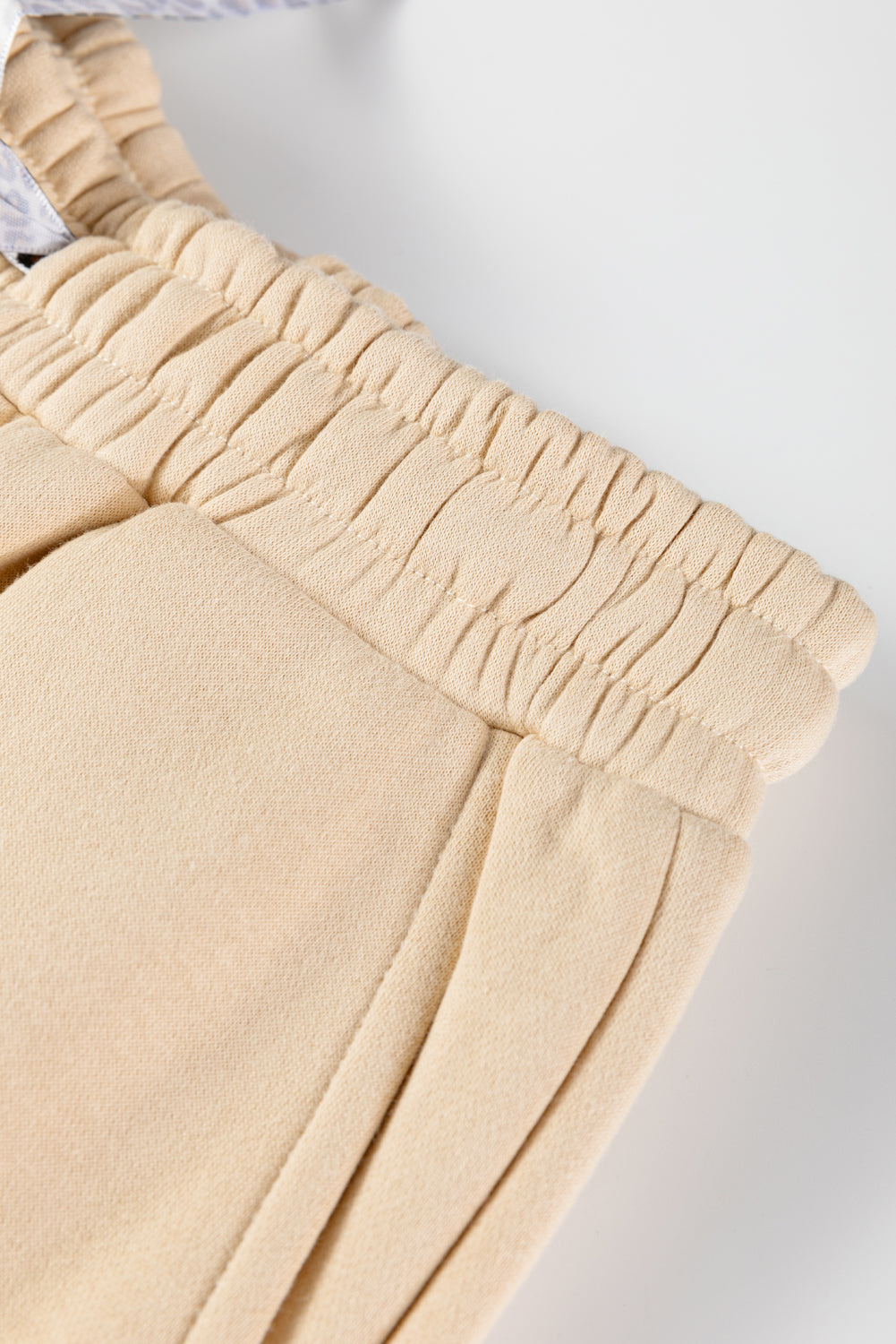 Comfort In Style Oatmeal Fleece Lined Elastic Waist Pant