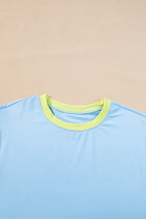 It's A Match Sky Blue Color Block Set