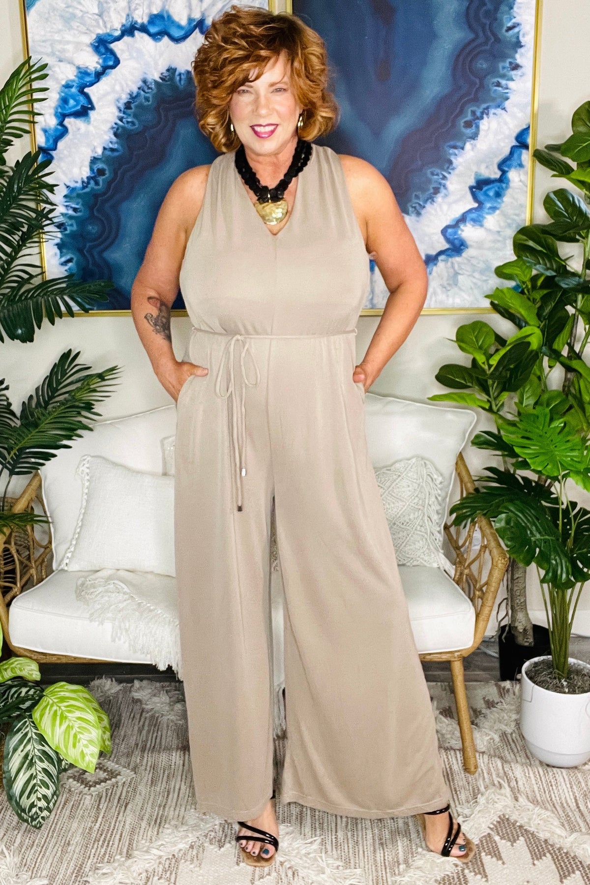 Casual Staple Jumpsuit - R013MO