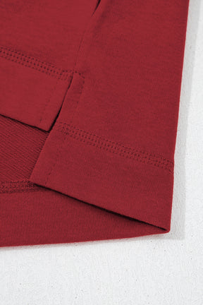 Here For It Racing Red Top and Barrel Pant Set