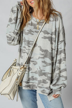 Nowhere To Hide Multicolor Camouflage Sweatshirt