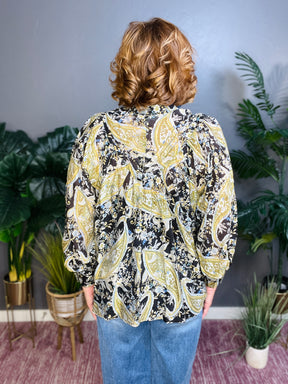Sweet Obsession Paisley Top - S108OL